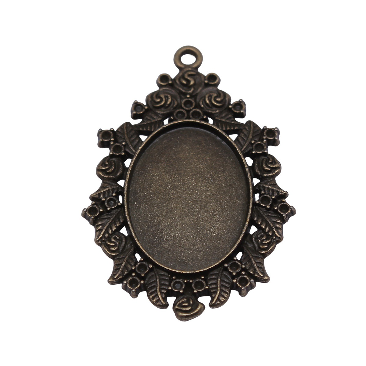 Fit 18x25mm Bezel Tray Setting - Pendant Blank Bezel recension och pris