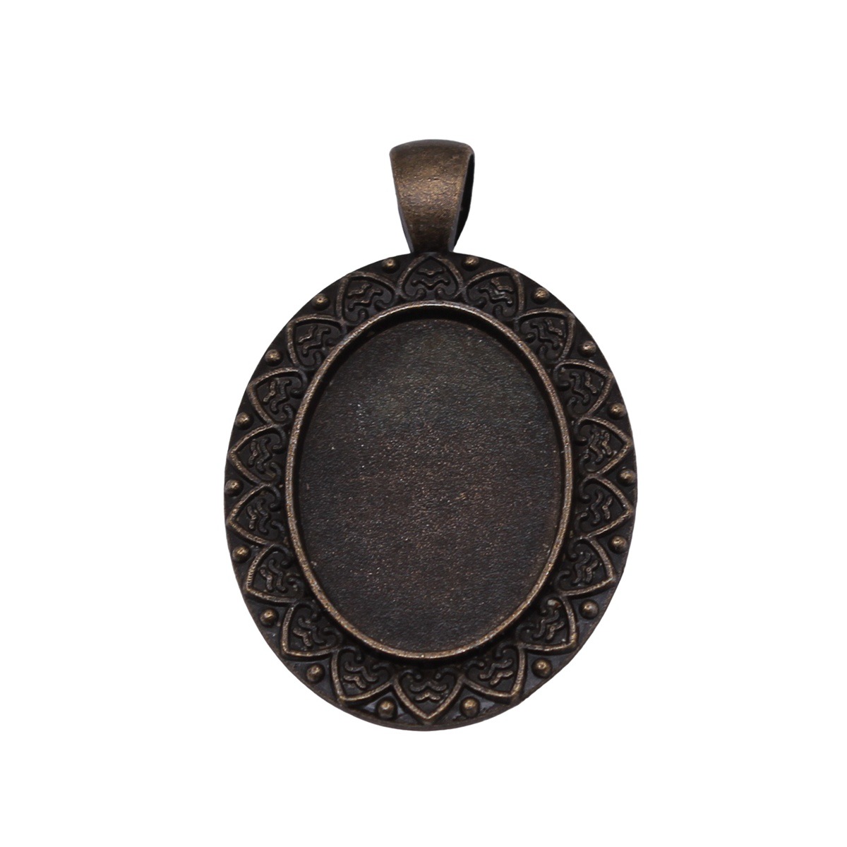 Fit 18x25mm Bezel Tray Setting - Pendant Blank Bezel recension och pris