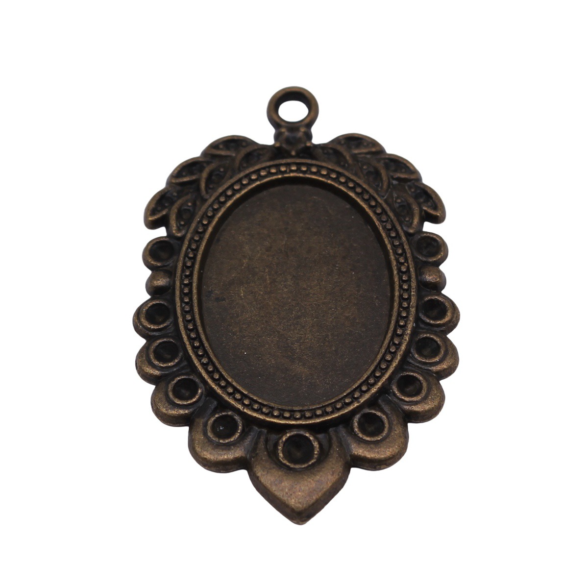 Fit 18x25mm Bezel Tray Setting - Pendant Blank Bezel recension och pris