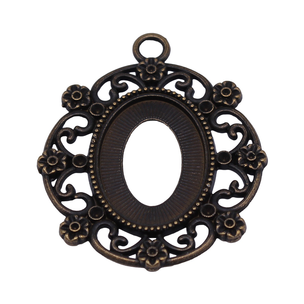 Fit 18x25mm Bezel Tray Setting - Pendant Blank Bezel recension och pris