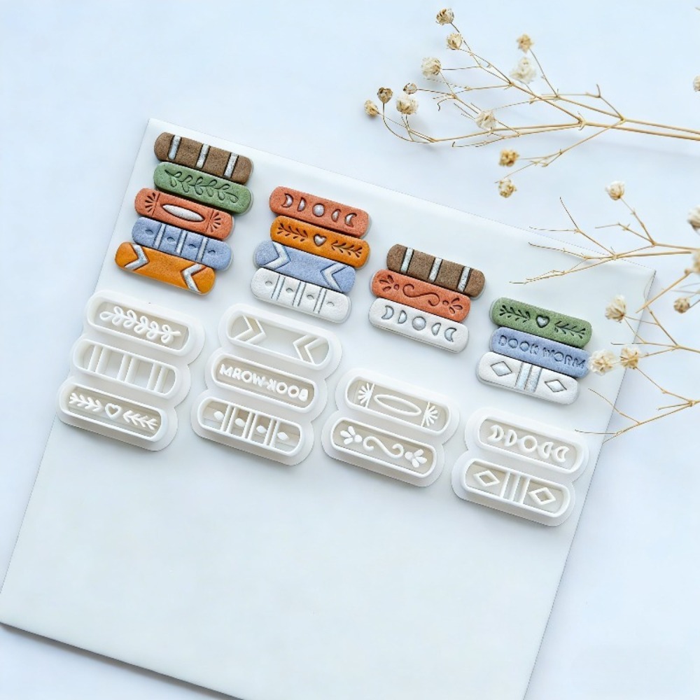 7pcs/set Book Stack Themed Pol - Jewelry Making Guide Book recension och pris