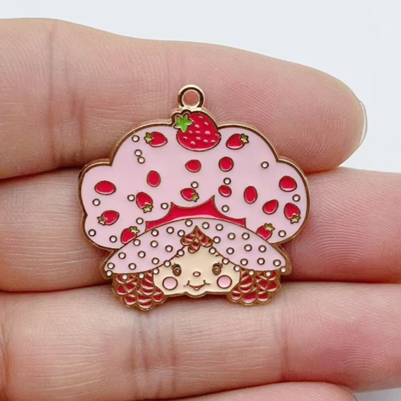 10pcs Cute Little Girl Enamel  - Jewelry Making Metals recension och pris