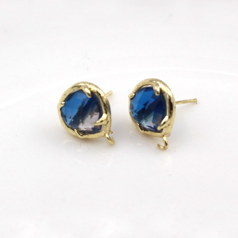 10pair Heart Shape Blue Red Cr - Jewelry Making Dubai recension och pris